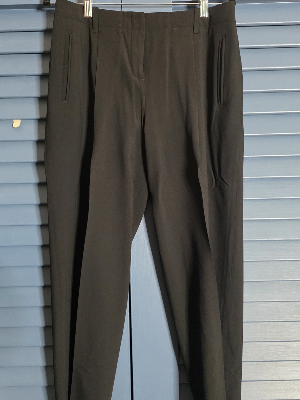 Theory Black Tailored Straight-Leg Dress Pants Trousers - Size 6